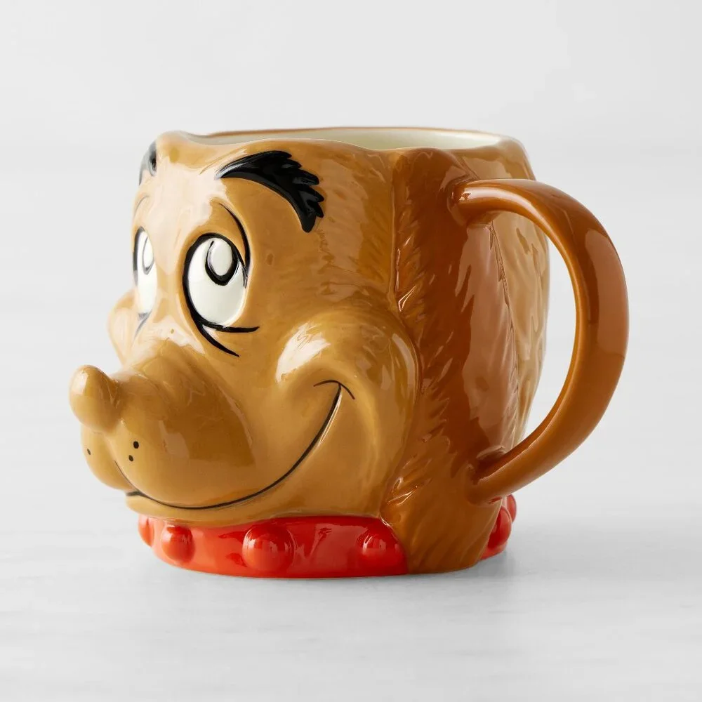 Williams Sonoma The Grinch Max the Dog 19 oz Mug NEW